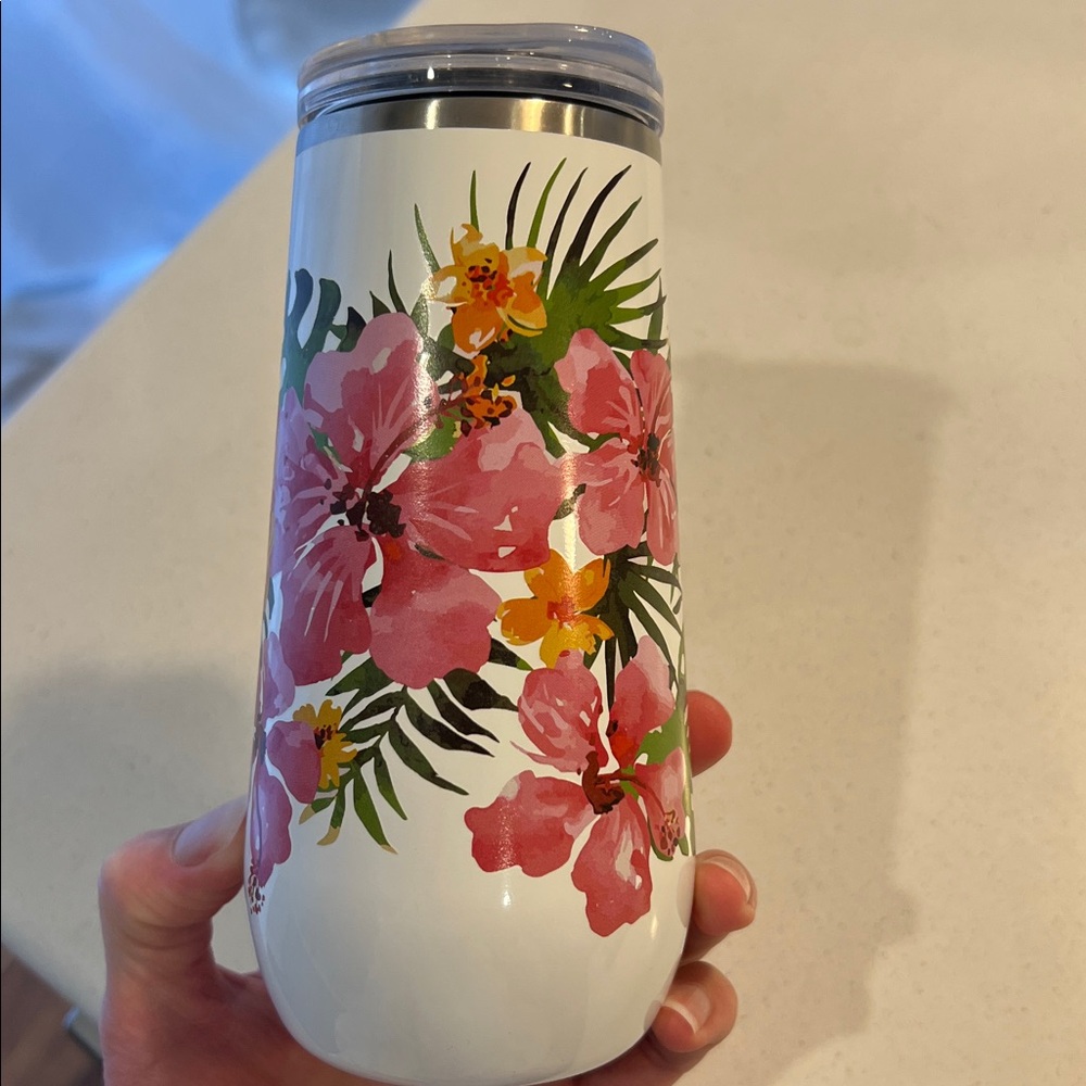 Brumate Hibiscus Champagne Flute 12 oz